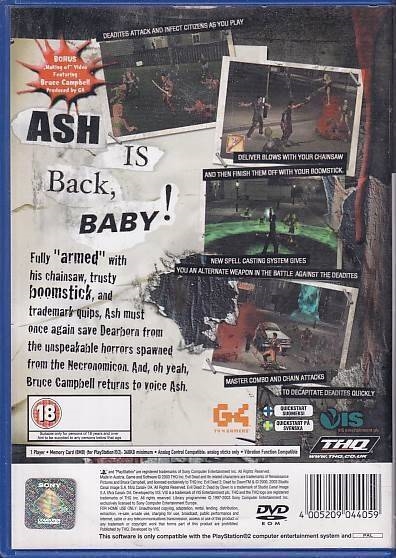 Evil Dead: A Fistful of Boomstick - PS2 (B Grade) (Genbrug)